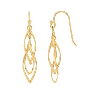 Corkscrew Drop Earrings